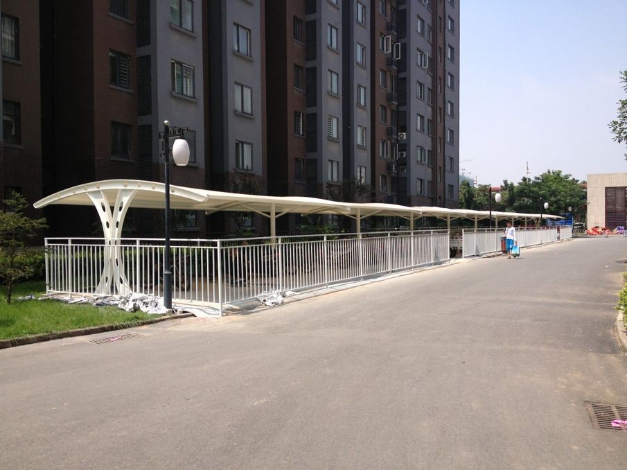 邯鄲綠樹林楓小區膜結構車棚